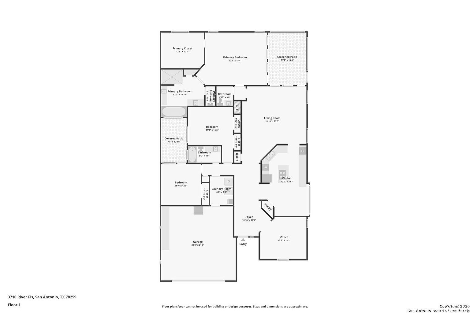 Floor Plan - 3710 River Falls